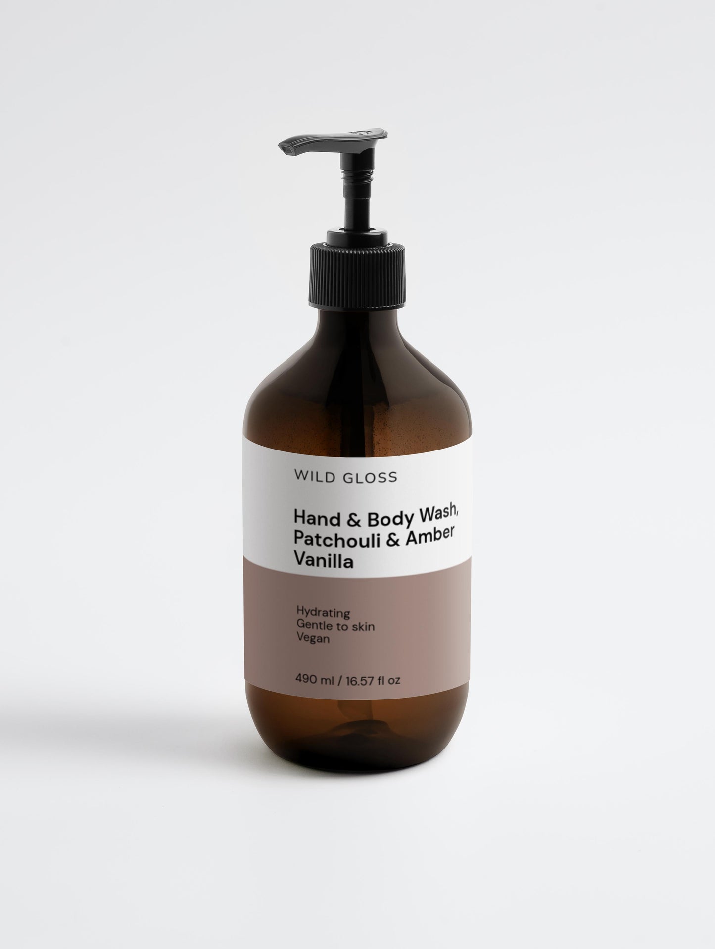Hand & Body Wash, Patchouli & Amber Vanilla