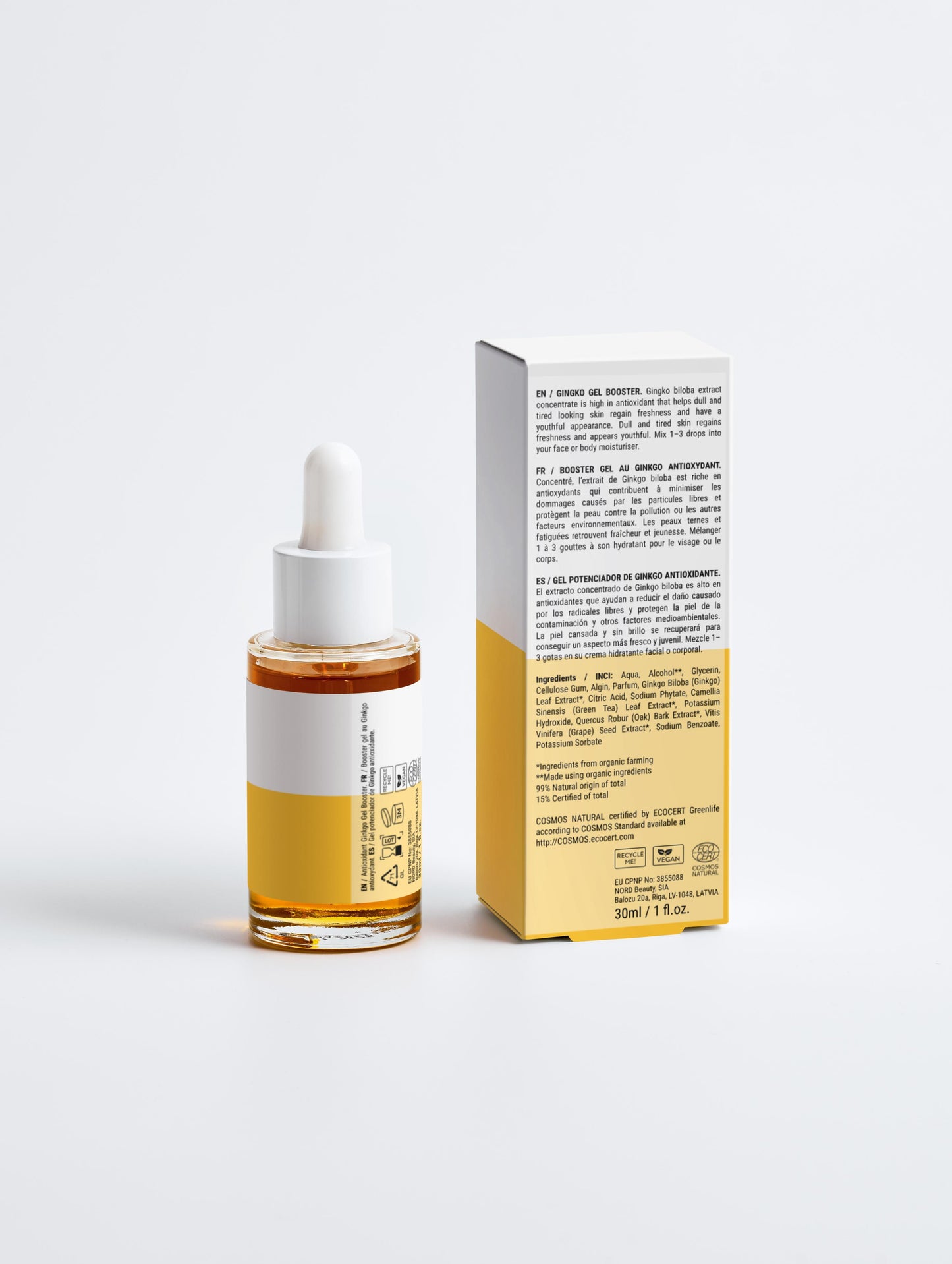 Antioxidant Ginkgo Gel Booster